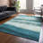 Machine Washable Indoor/Outdoor Arline ACN2169 Striped Rug-1410471310