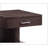 Niamey Walnut Finish End Table Modern End Table Solutions,Compact End Table Collection