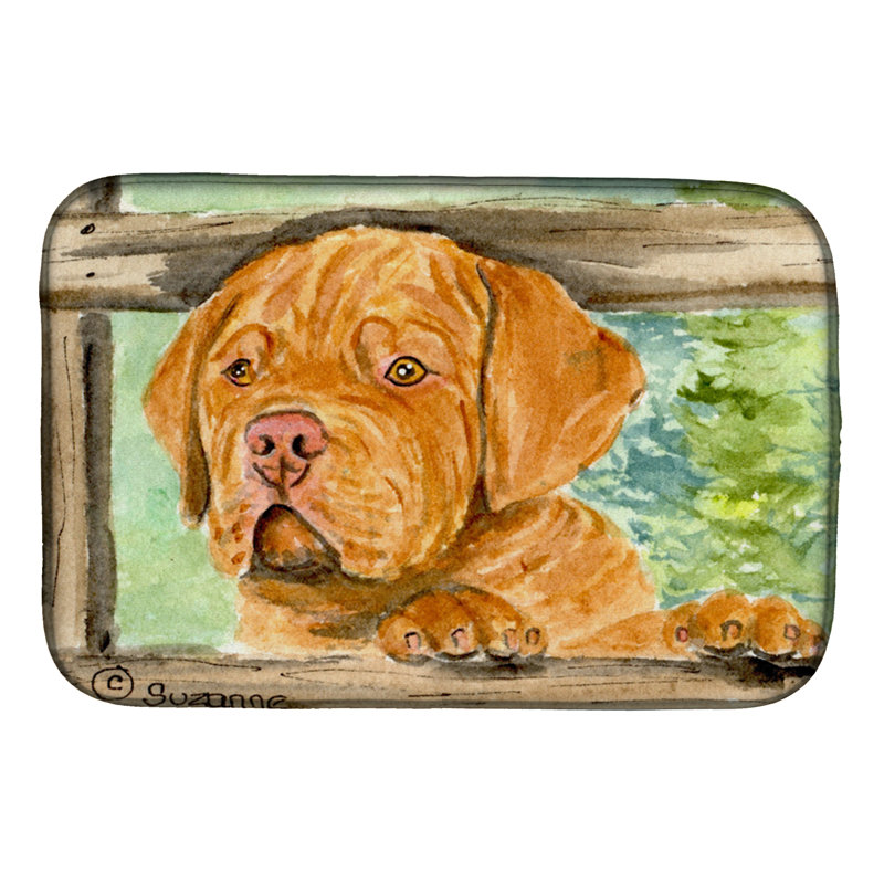 Tapis de séchage dogue de bordeaux