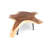 Solid Wood Top Single Coffee Table