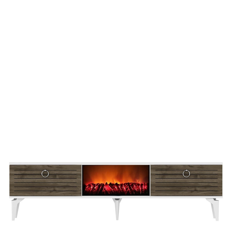 Keikei Unfinished TV Stand, Natural