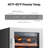 30 Inch Wine & Beverage Refrigerator Combination, Dual Temperature Zone 34-65 ℉，6 Cu.ft Built-In/Freestanding Wine Beverage Fridge, 33-Bottle Wine Fridge & 100-Can Beverage Cooler with Adjustable Shelves