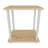 Calvester Nightstand - Modern Square End Table with Lower Shelf-261963277