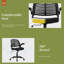 Chaise de bureau ergonomique en filet pour bureau à domicile