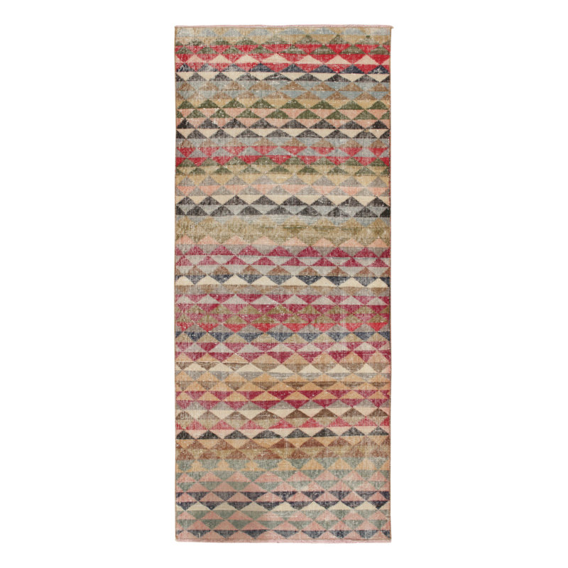 One-of-a-Kind 3' X 7'4" Hand Knotted Area Rug