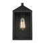 Lampe murale tempête en fer