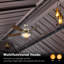20 pi L 12 pi. D Pavillon de jardin en acier