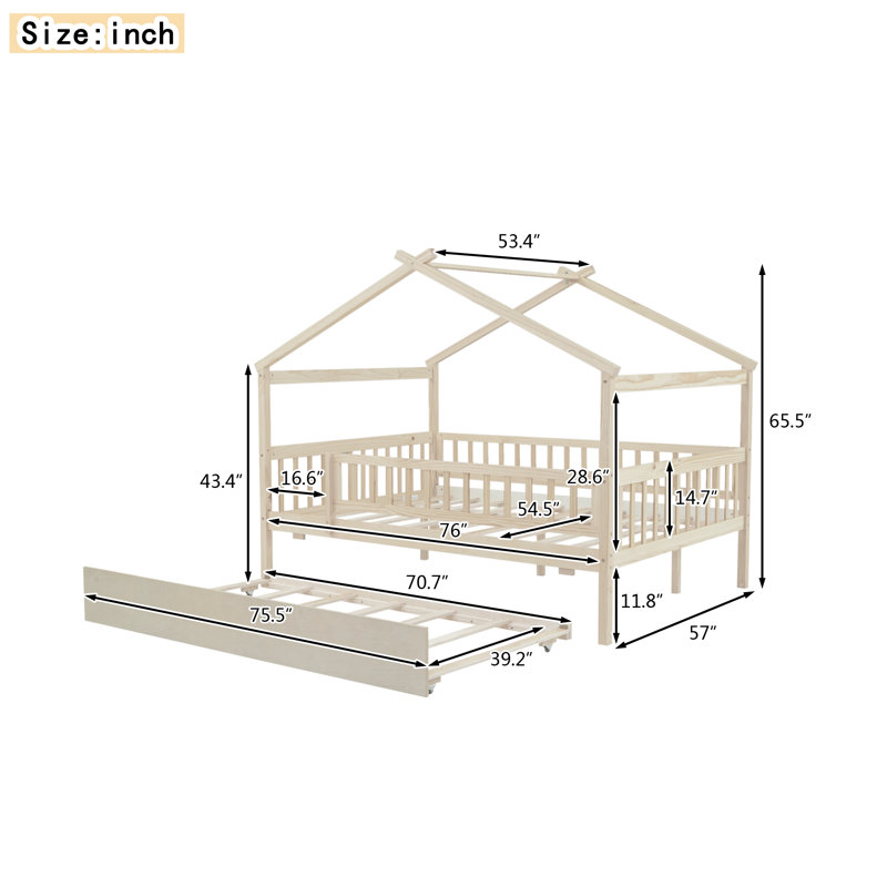 Ubly Daybed, Full/Double, Beige