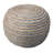 Ahlers Modern Coastal Striped Handmade Jute Round Ottoman Pouf-1728923085