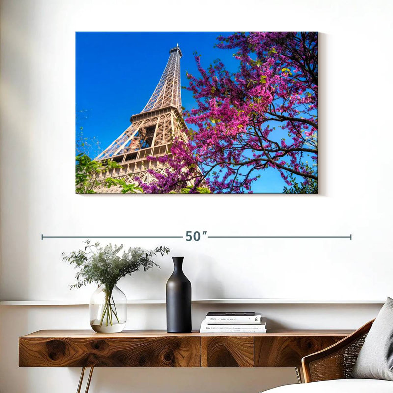Fleurs de la Tour Eiffel, H 26 po x l 39 po