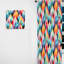 Ikat coloré brillant Harmony Brilliance - rideau Ikat - obscurcissant velours - 1 panneau-107611709