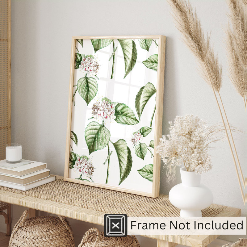 «Botanical Botanical Plant Leaves IV», reproduction d'art non encadrée, H 20 po x l 16 po