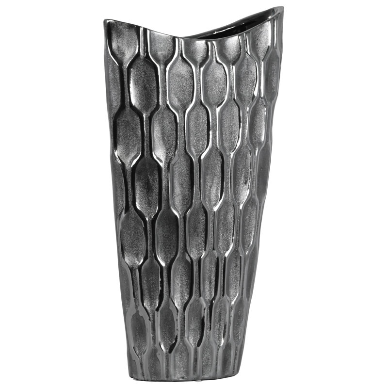 Vase de plancher ovale en céramique Simonne