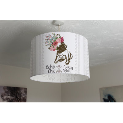 Cotton Drum Lamp Shade ( Uno )