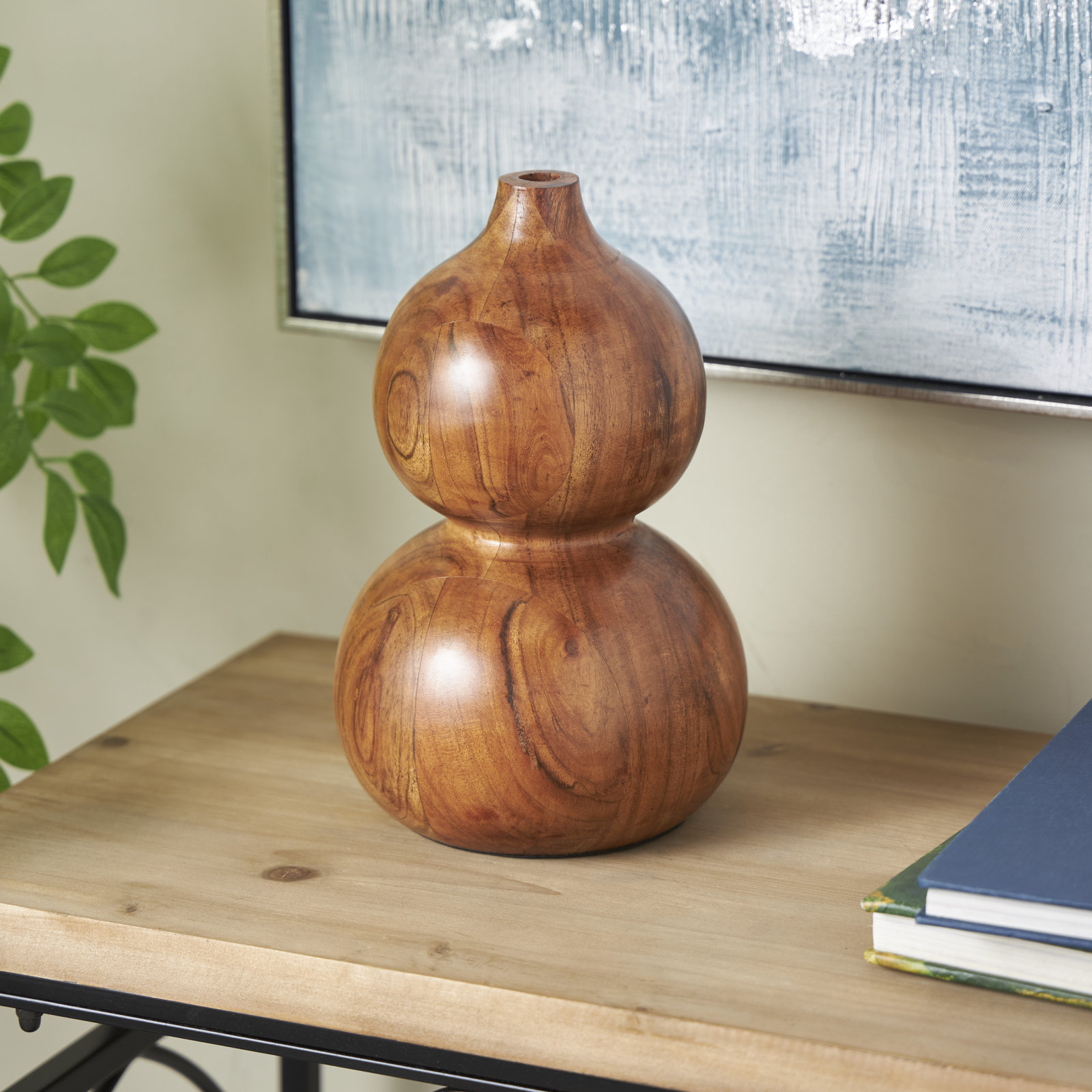 Wood Table Vase
