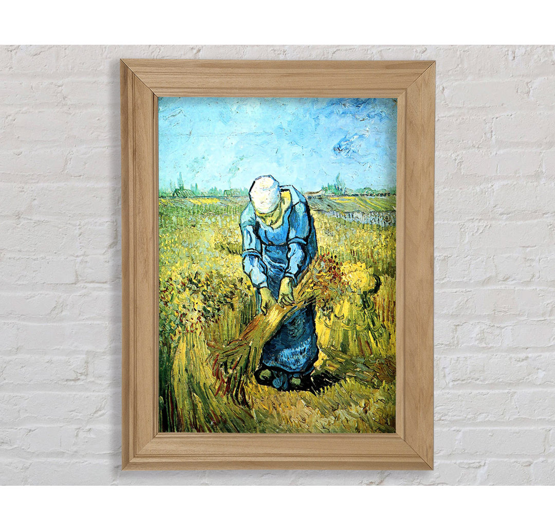 Van Gogh Landarbeiter - Einzelner Bilderrahmen Kunstdrucke