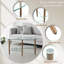 Table basse ovale en verre transparent, table moderne avec pieds en acier inoxydable, table basse en verre à 3 couches pour le salon-1147595749