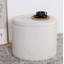Dareona 51cm Wide Round Pouf Ottoman-906827614