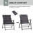 Folding Camping Chair with Cushions
