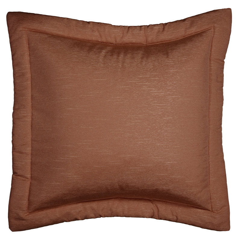 La Selva Natural Tropical Polyester Solid Orange Sham