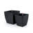 Derince 2-Pack Self-watering Planter - Hand Woven Wicker - Thin Square-1509179326-1509179325