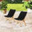 Arlmont & Co. Bamboo Butterfly Folding Chair Set Of 2 With Storage Pocket 330 Lbs Capacity Black