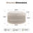 27.5'' Upholstered Round Tufted Ottoman With Storage-332046414