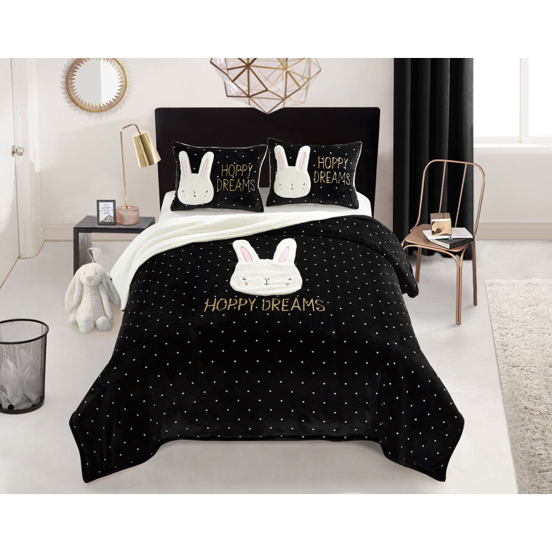 Bromborough Polyester Dots Comforter, Twin Comforter + 1 Standard Shams