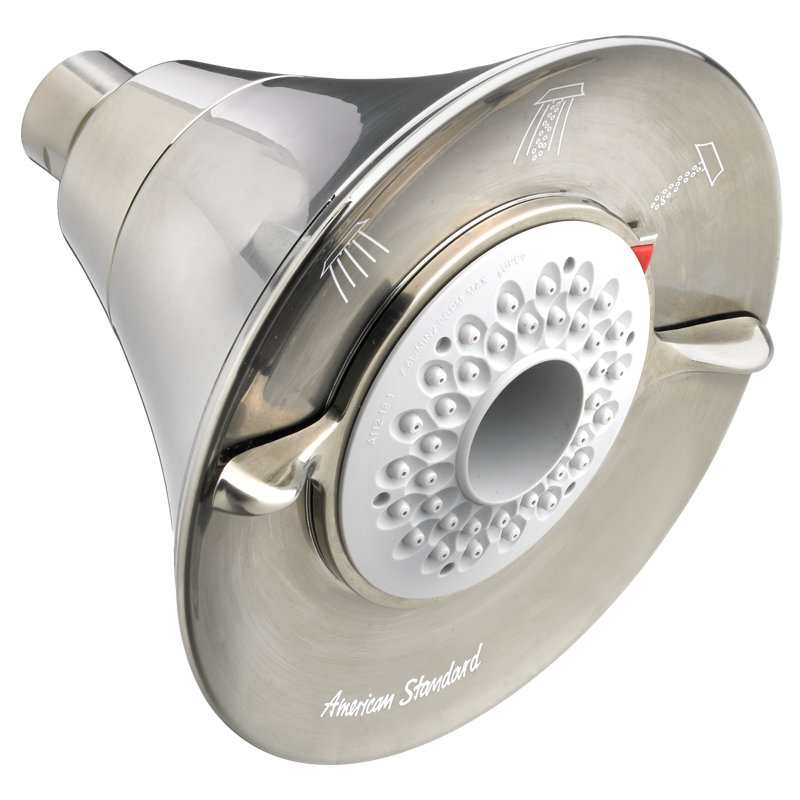 Flowise Full/Standard Adjustable Shower Head 2.5 GPM GPM, Blackened Bronze
