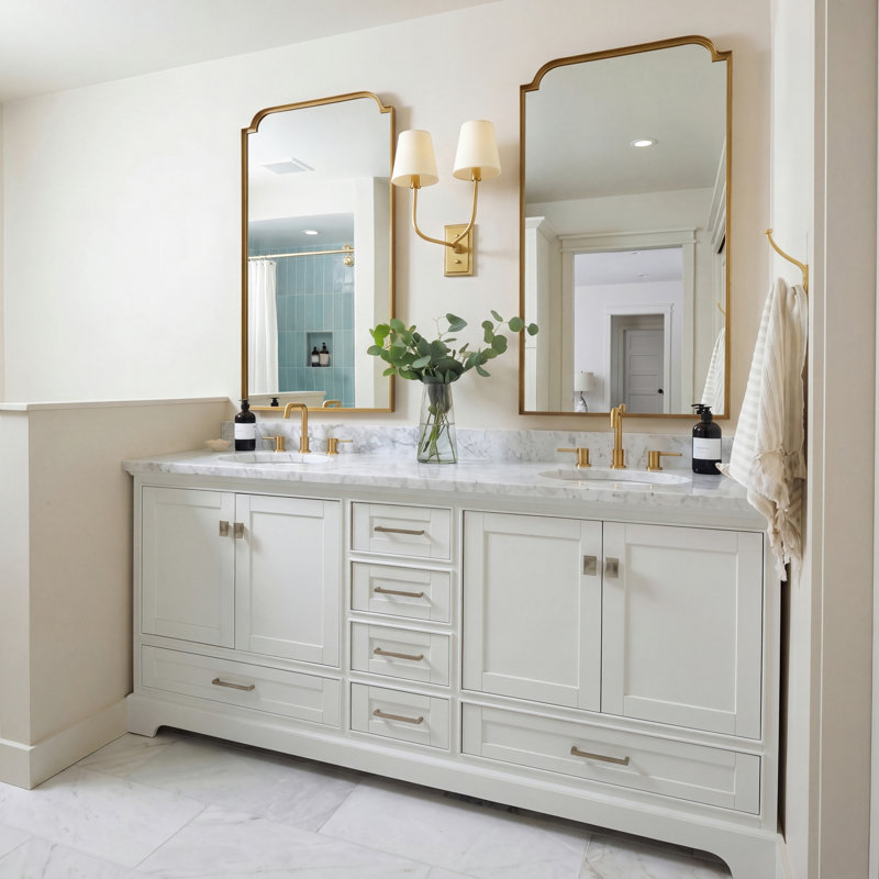 Abner Arch Wall Mirror, Gold
