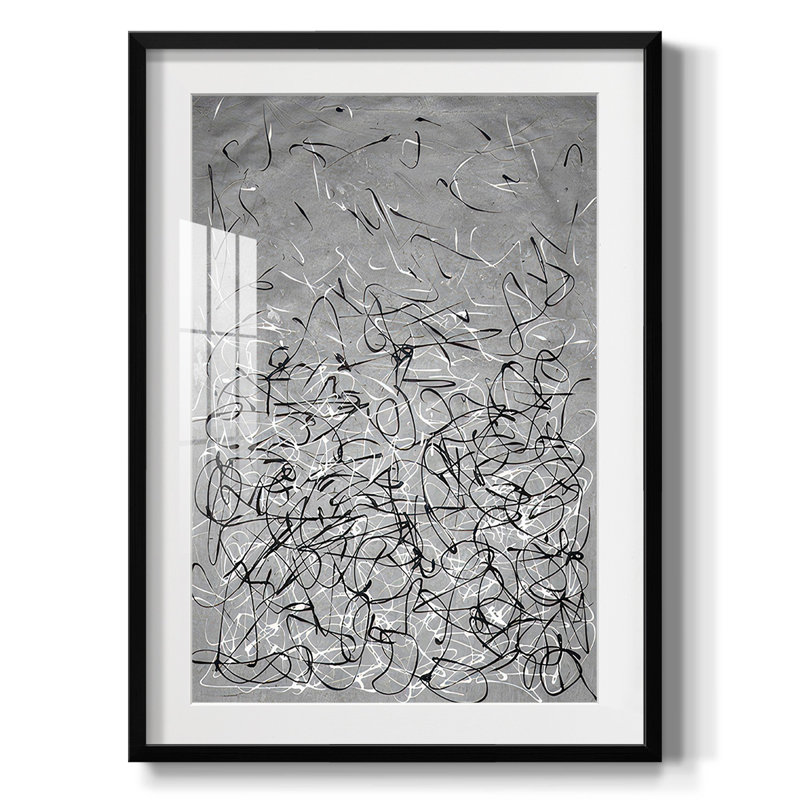 Imprimé Counterpoise II - Impression encadrée, H 25,5 po x l 17,5 po, Noir