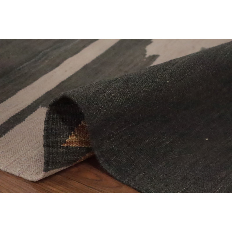 Geometric Kilim Handwoven Area Rug 9x12
