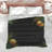 Green Leaves Gold Circles Comforter-126293759