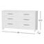 Commode 6 tiroirs l 60 po Wrightia-2007751781