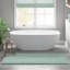 1 tapis de salle de bain réversible 100% coton 3000 g / m² touffeté 3000 g / m²-194323512