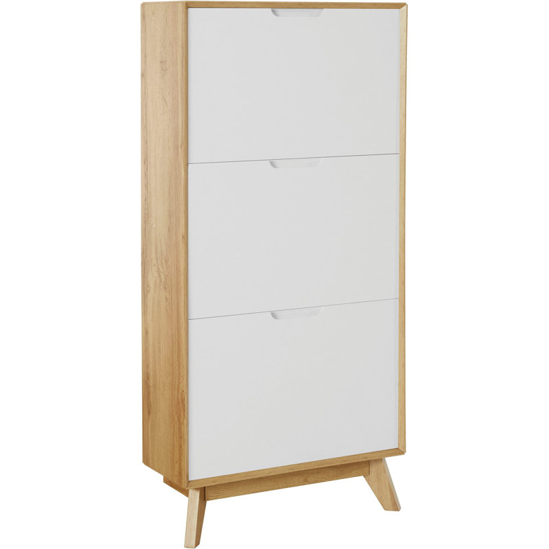 Ruislip Shoe Storage Cabinet, Oak/White