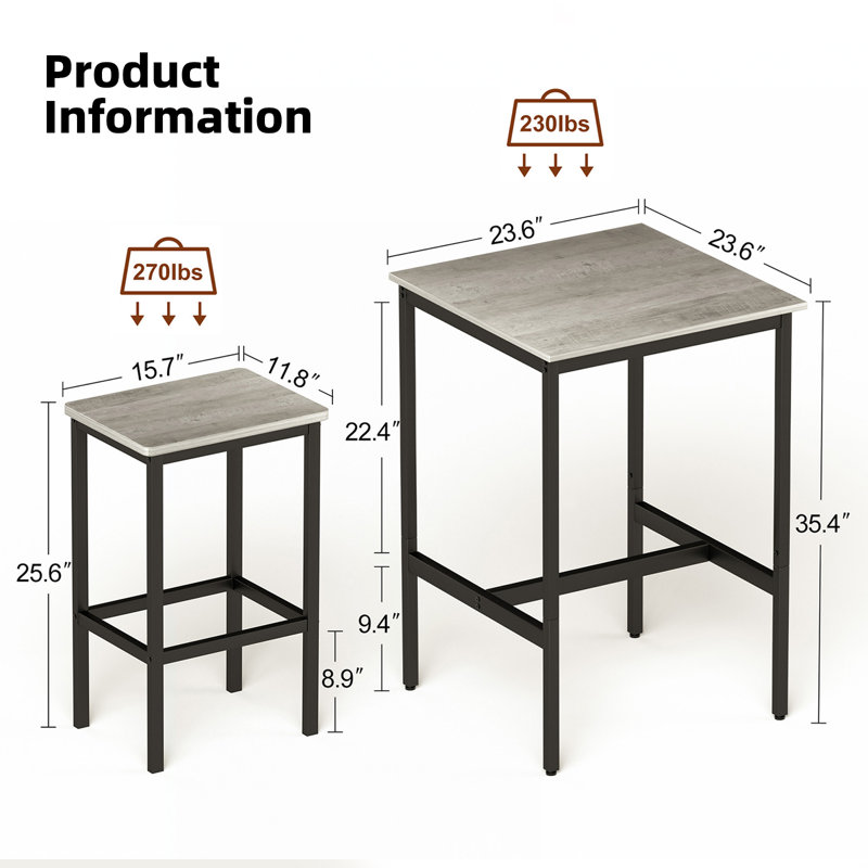 Kaalyn Four Leg Dining Set
