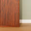 Garde-manger moderne en noyer, rangement en MDF spacieux pour la cuisine
