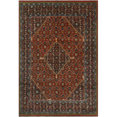 One-of-a-Kind 6'6" X 9'9" 1980s Wool Area Rug in
