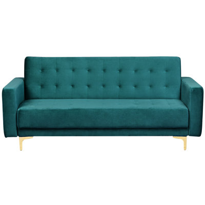 Cherry 3 Seater Velvet Sleeper