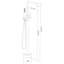Robinet de baignoire autoportant avec douche à main Blush, 3 poignées, métal, 6,28 po, 42,93 H, 11,42 Lb