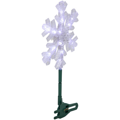 14.75'' Snowflakes Lighted Tree Topper