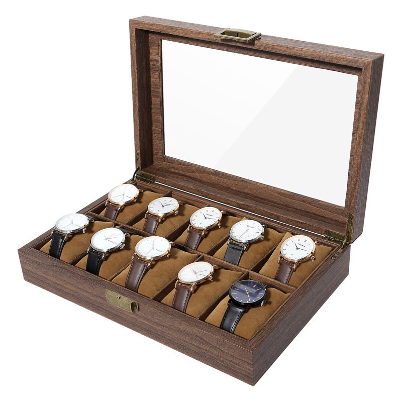 Boîte à montre en bois