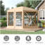 Abri moustiquaire hexagonal de 12 pi x 12 pi Outsunny