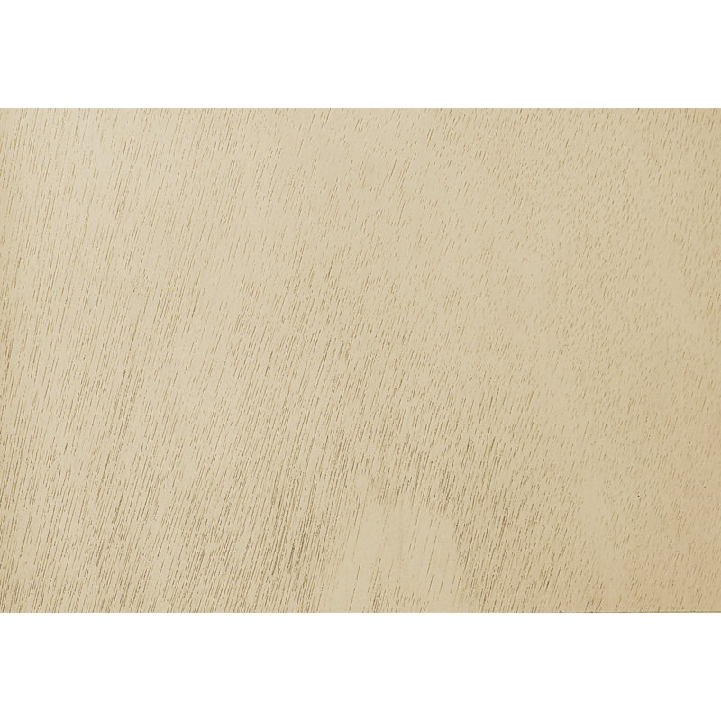 Bench, 41" Rectangular, Kitchen, Dining Room, Entryway, Bedroom, Upholstered, Wood, Antique White Solid Wood, Beige Linen-Look Fabric, Transitional