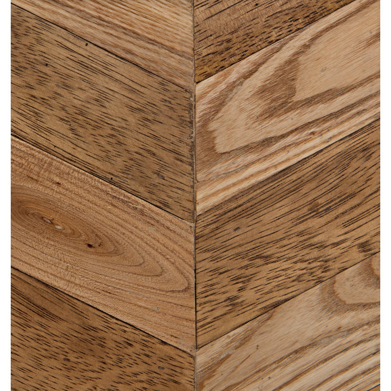Herringbone 76.5'' W Solid Wood Sideboard