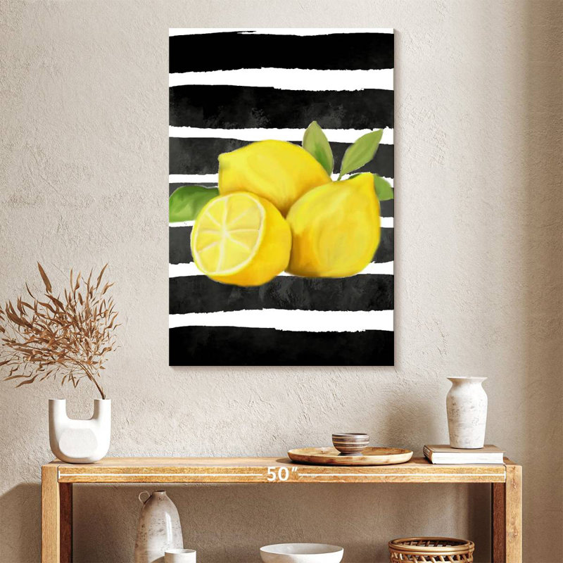 Fresh Lemons V, 39" H x 26" W