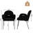Modern Upholstered Boucle Dining Chair with Armrests and Large Seat-1684088840