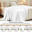Couverture molletonnée en polyester moelleux Alaska-363026700-363026703