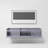 Geneva 72" Wall-Mounted Double Bathroom Vanity Set with Mirror-106240804-57079714